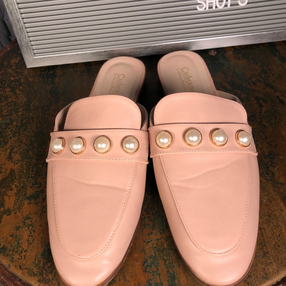 Catherine Malandrino Quentin Vegan Leather Mules - Picture 2 of 8